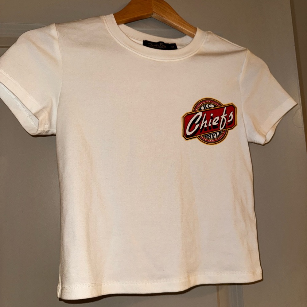 Urban Outfitters White Tee with Red Graphic